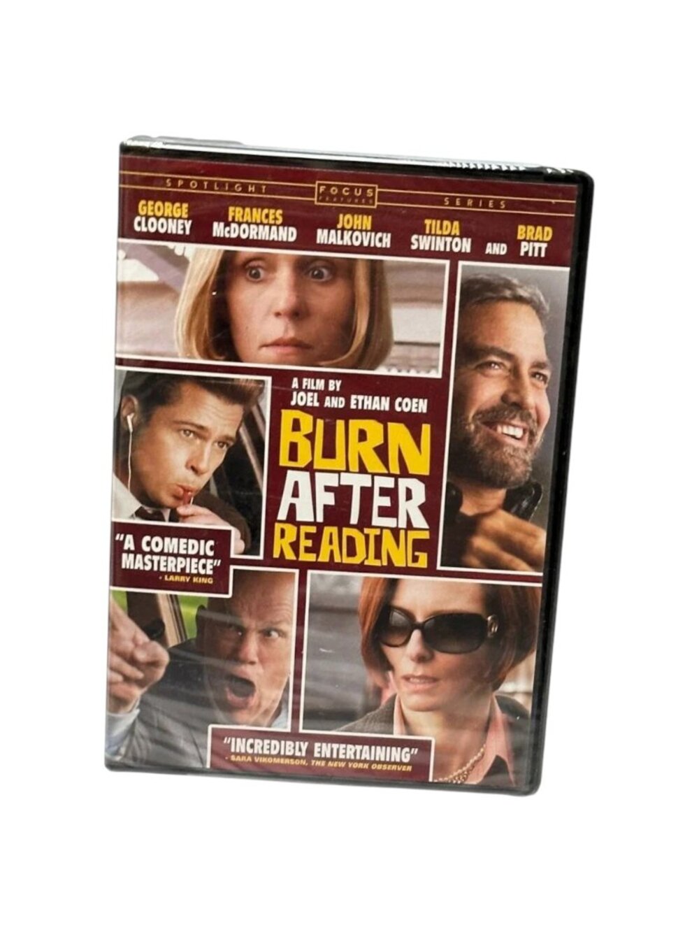 Burn After Reading George Cloony‎ Frances McDormand DVD New Sealed